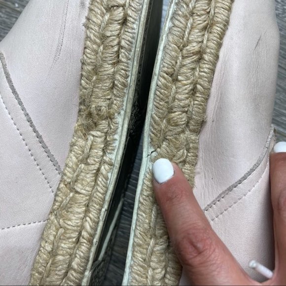 MIISTA London Pink Leather Braided Sneakers 37 - Picture 7 of 10